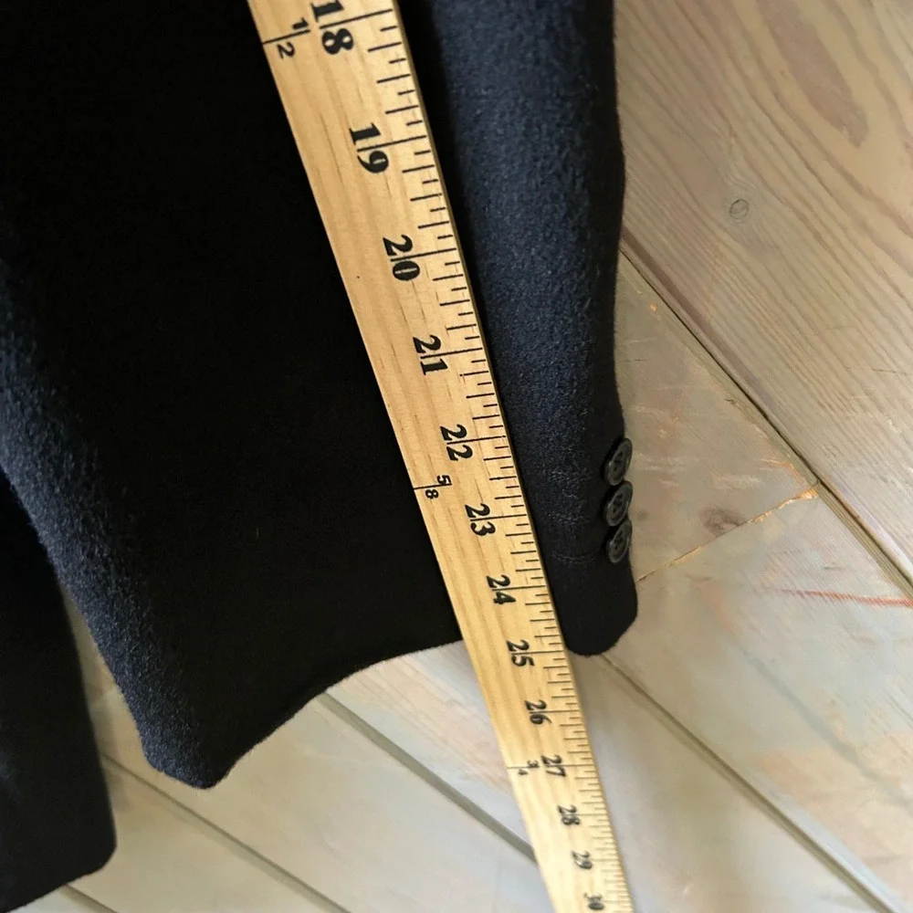 Louis Dell'Olio Mens 100% Italian Cashmere Blazer Black Sport Coat Made in Italy